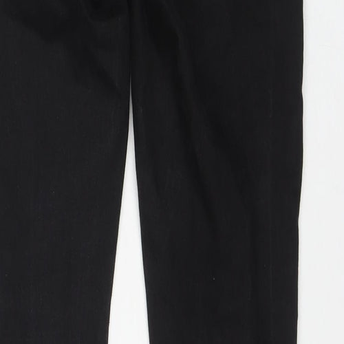 Topshop Mens Black Cotton Skinny Jeans Size 30 in L32 in Slim Zip