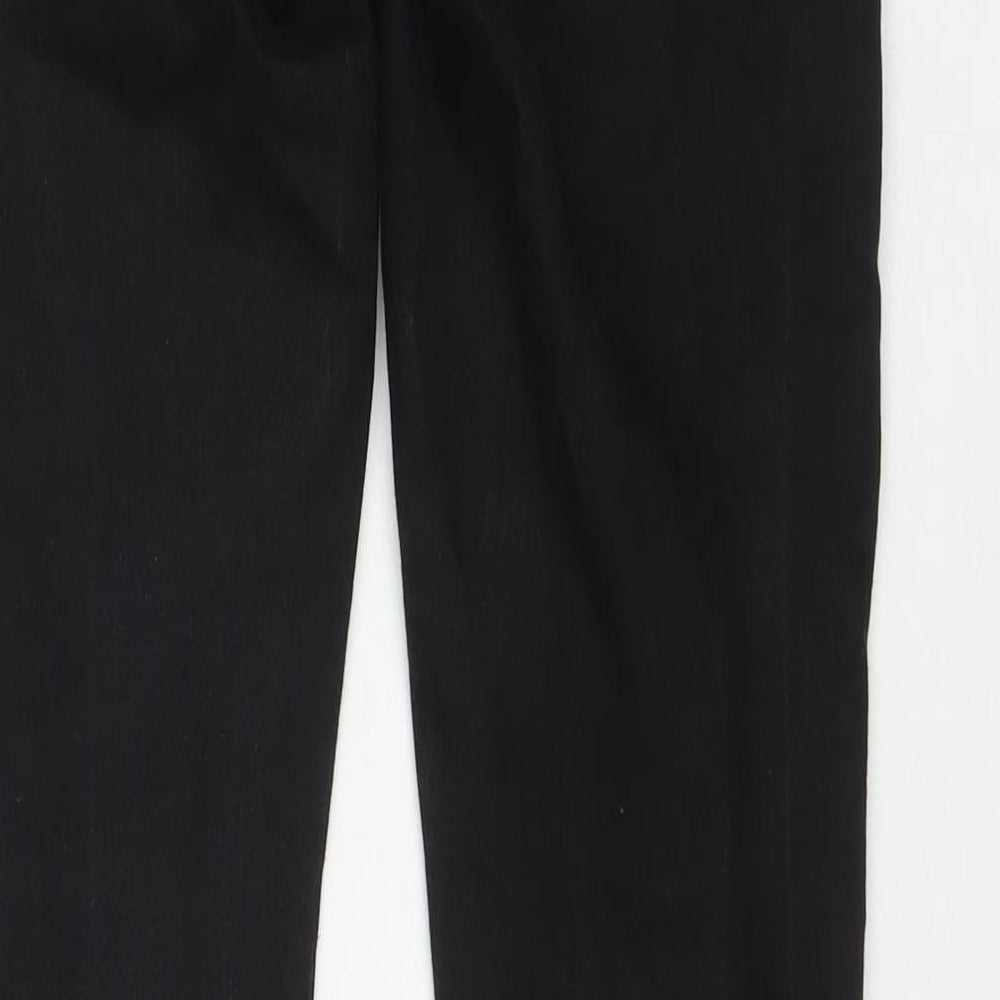 Topshop Mens Black Cotton Skinny Jeans Size 30 in L32 in Slim Zip