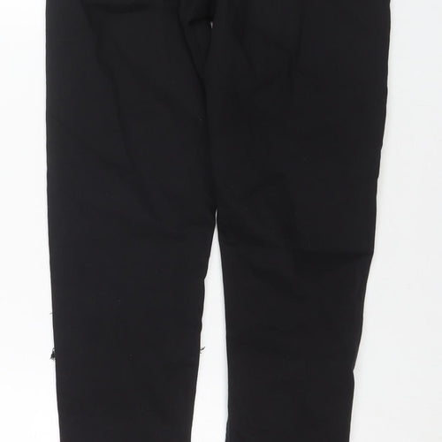 Topshop Womens Black Cotton Skinny Jeans Size 26 L36 in Regular Zip