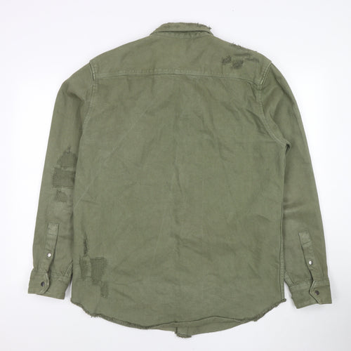 Zara Womens Green Jacket Size XL Snap