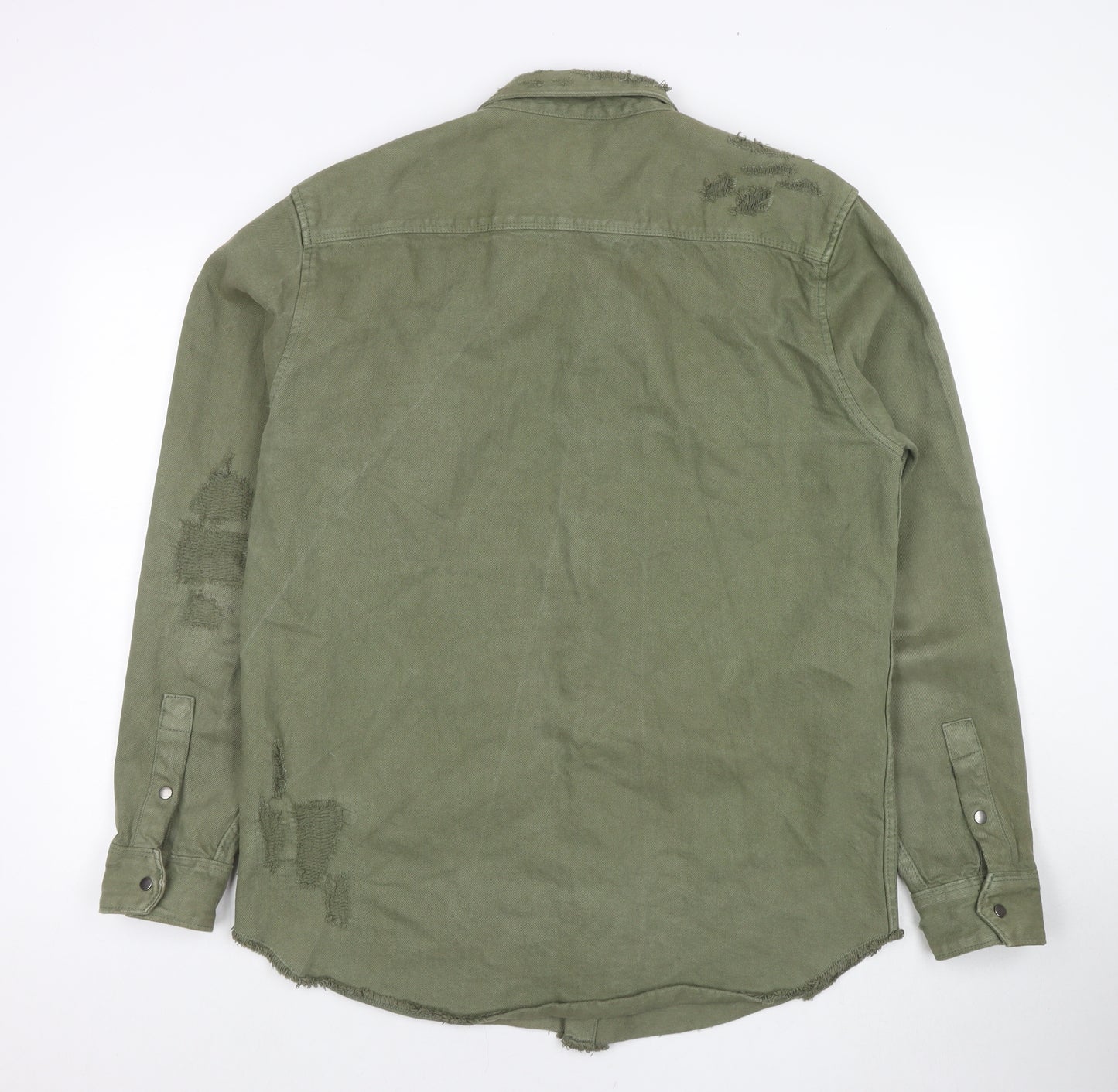 Zara Womens Green Jacket Size XL Snap