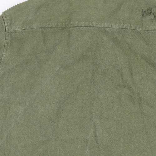 Zara Womens Green Jacket Size XL Snap