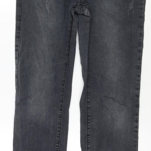 Voir Jeans Womens Black Cotton Skinny Jeans Size 32 in L27 in Regular Zip