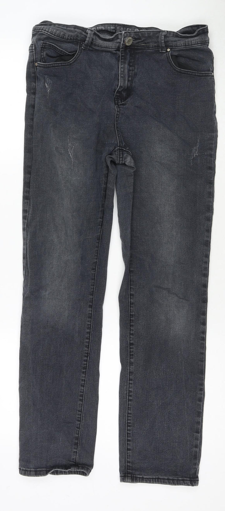 Voir Jeans Womens Black Cotton Skinny Jeans Size 32 in L27 in Regular Zip