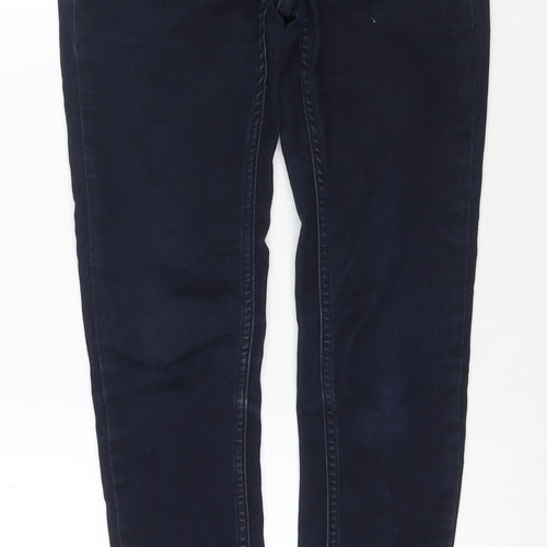 Pieces Womens Black Cotton Skinny Jeans Size S L29 in Regular Zip