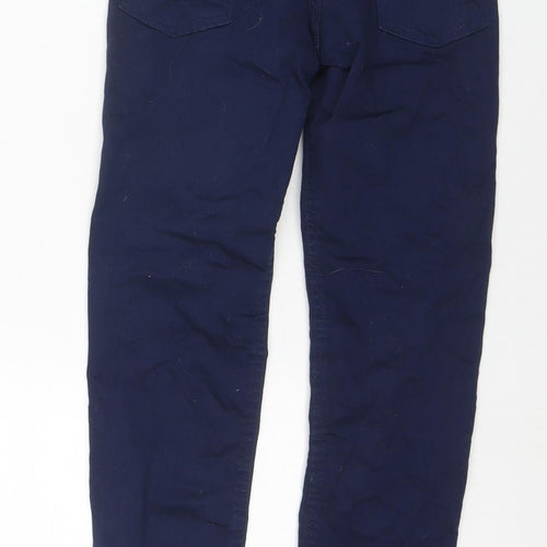 Dame Dos Boys Blue Polyester Blend Skinny Jeans Size 12 Years L25 in Regular Zip