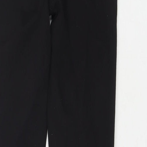 Marks and Spencer Womens Black Cotton Skinny Jeans Size 8 L28 in Regular Zip