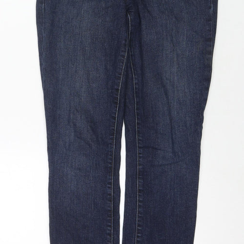 Gap Womens Blue Cotton Skinny Jeans Size 28 in L32 in Regular Zip