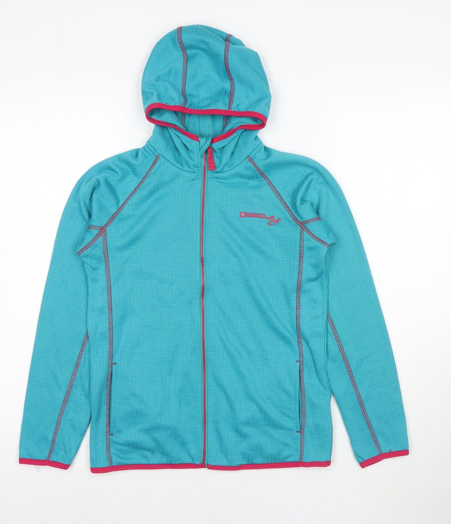 Mountain Warehouse Girls Blue Jacket Size 11-12 Years Zip