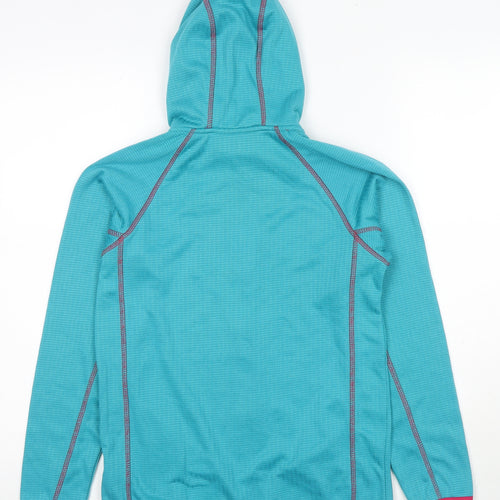 Mountain Warehouse Girls Blue Jacket Size 11-12 Years Zip