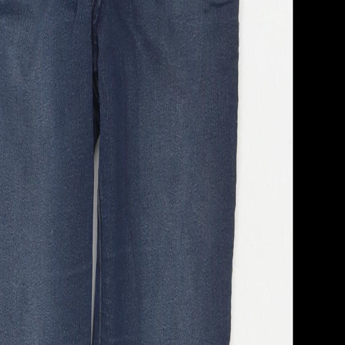 ASOS Womens Blue Cotton Skinny Jeans Size 28 in L32 in Regular Zip