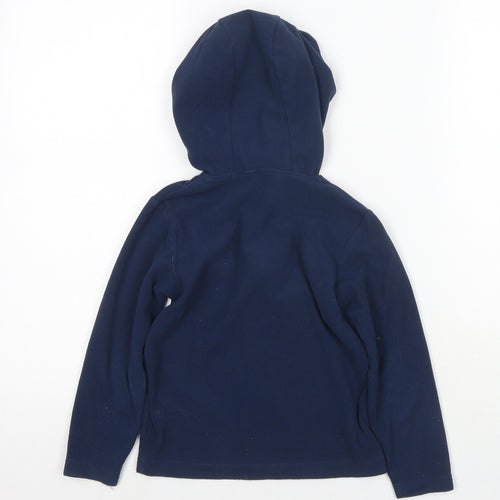 Mountain Warehouse Girls Blue Polyester Pullover Hoodie Size 5-6 Years Pullover
