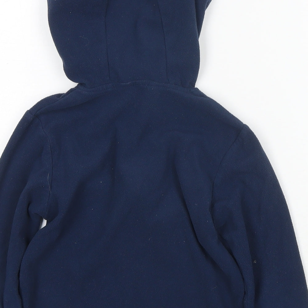 Mountain Warehouse Girls Blue Polyester Pullover Hoodie Size 5-6 Years Pullover