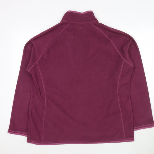 Mountain Warehouse Womens Purple Polyester Pullover Sweatshirt Size 20 Pullover
