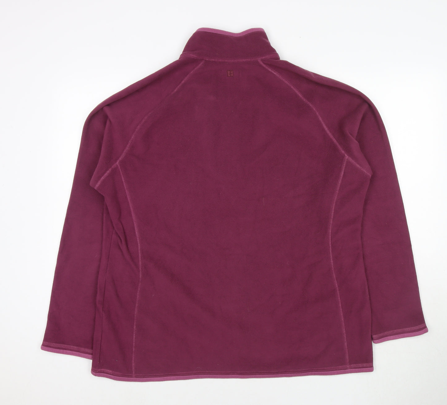 Mountain Warehouse Womens Purple Polyester Pullover Sweatshirt Size 20 Pullover