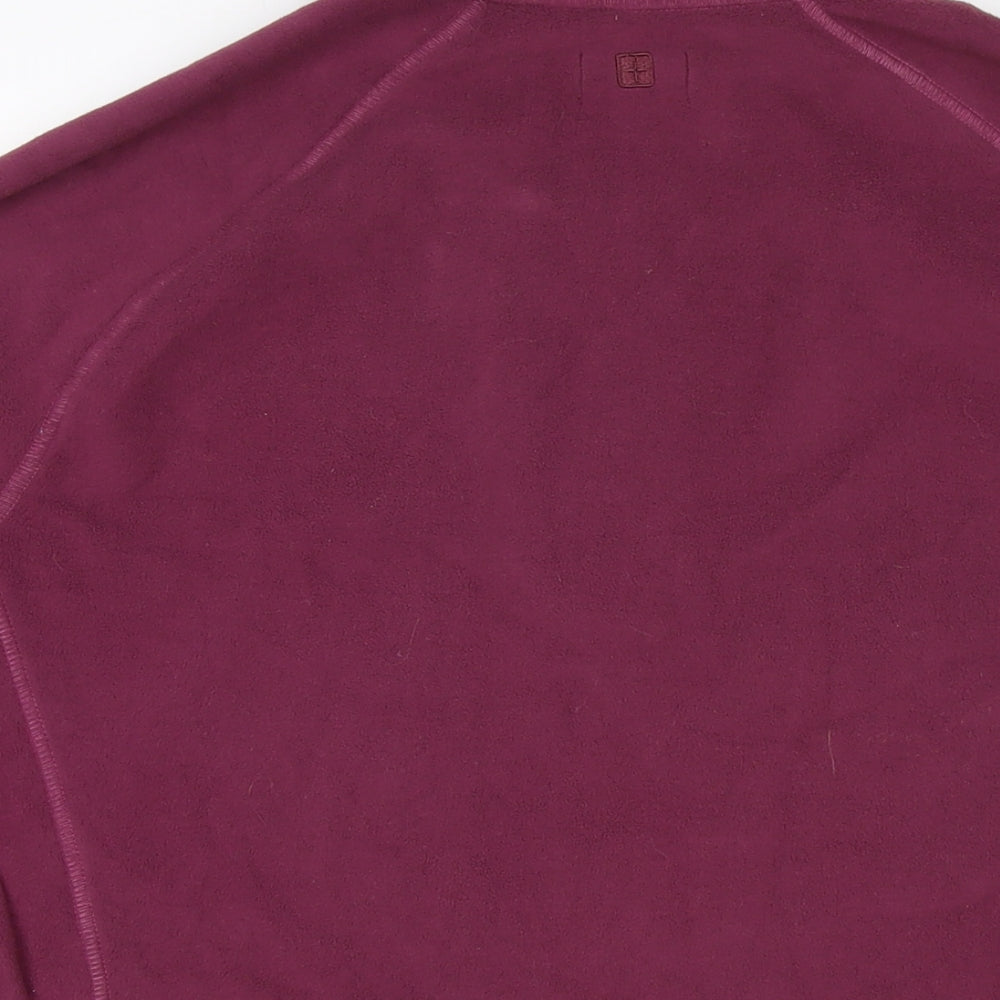 Mountain Warehouse Womens Purple Polyester Pullover Sweatshirt Size 20 Pullover