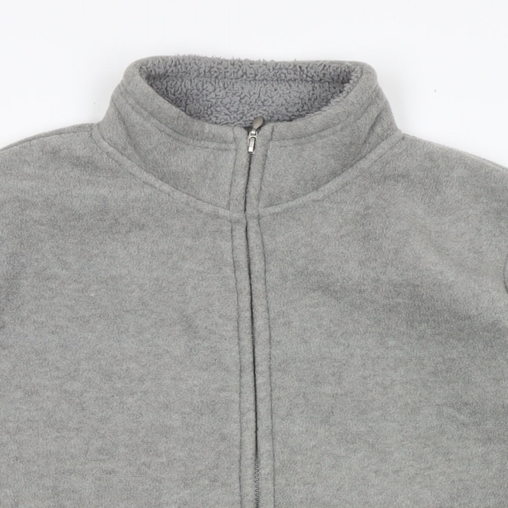 EWM Womens Grey Jacket Size 14 Zip - Size 14-16