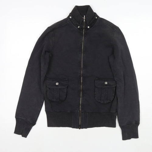 Challenger Womens Black Jacket Size 12 Zip