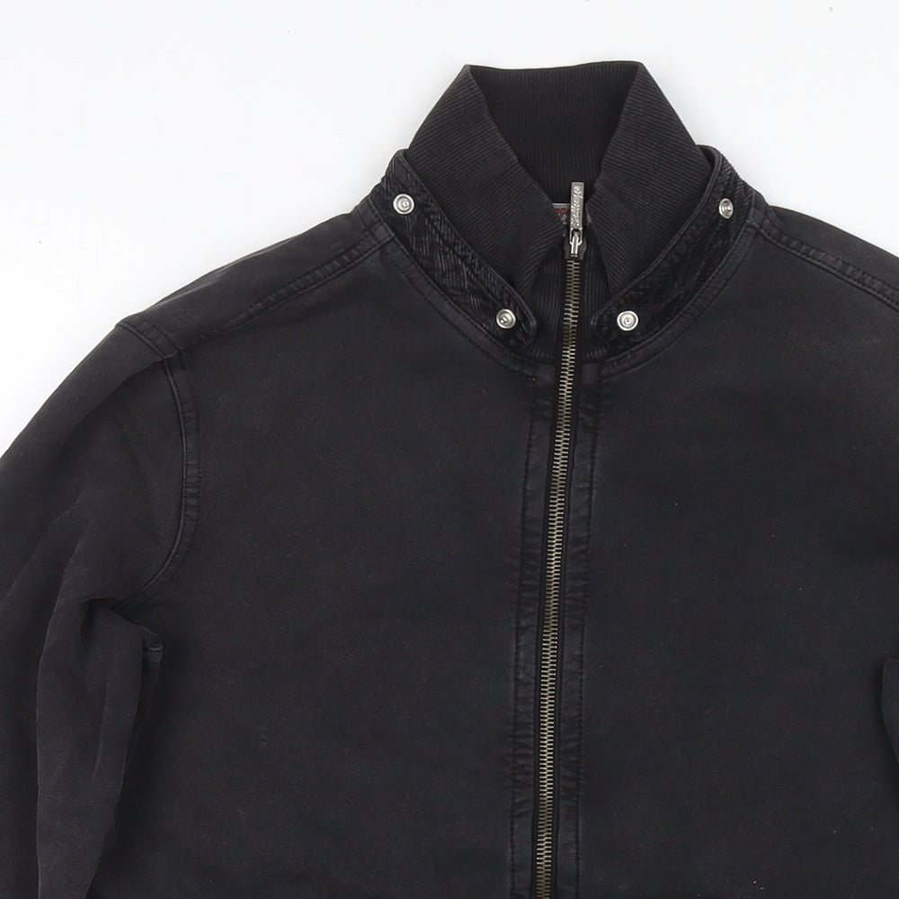 Challenger Womens Black Jacket Size 12 Zip