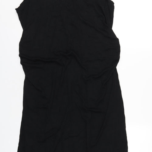 Gap Womens Black Polyester Bodycon Size XL Round Neck Pullover