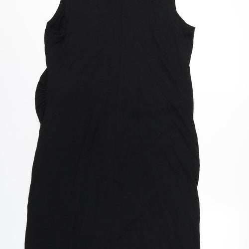 Gap Womens Black Polyester Bodycon Size XL Round Neck Pullover