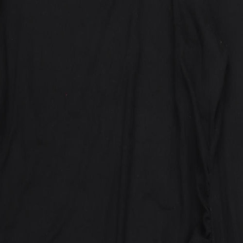 Marks and Spencer Womens Black Polyester Bodycon Size 22 Round Neck Pullover