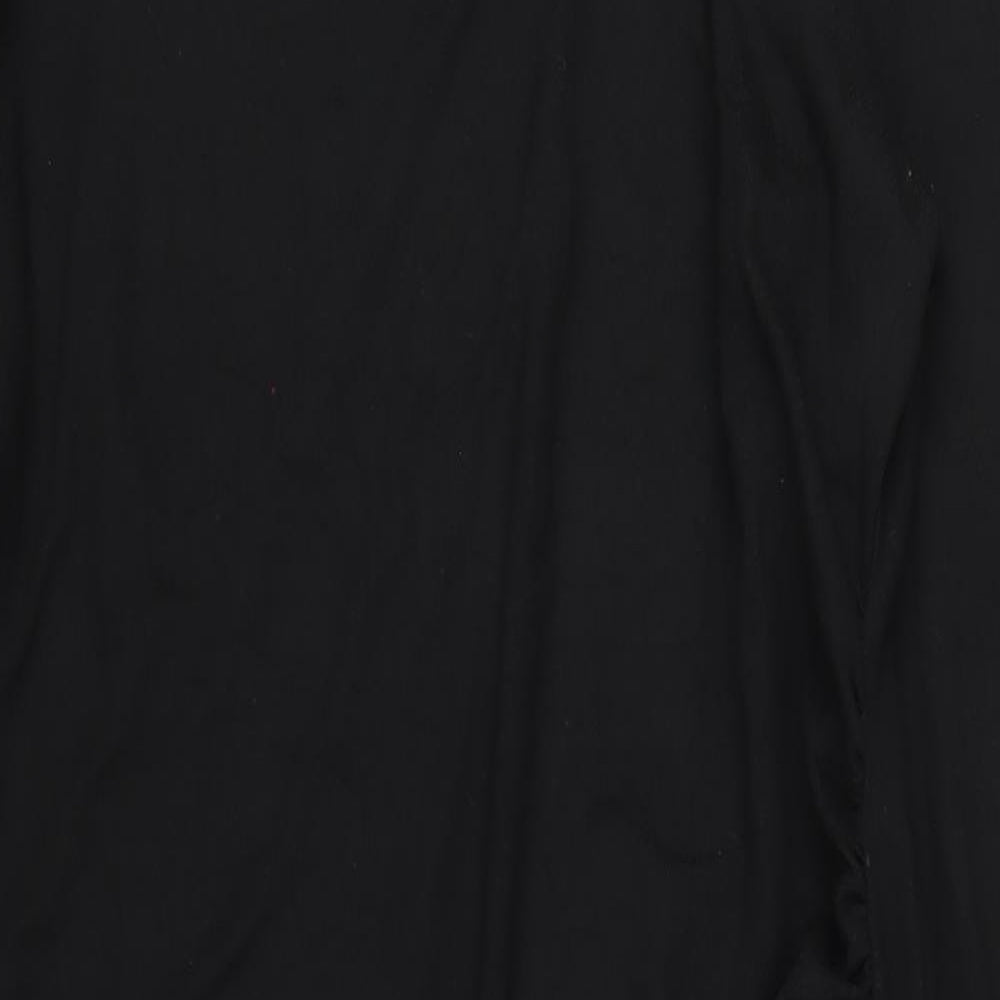 Marks and Spencer Womens Black Polyester Bodycon Size 22 Round Neck Pullover