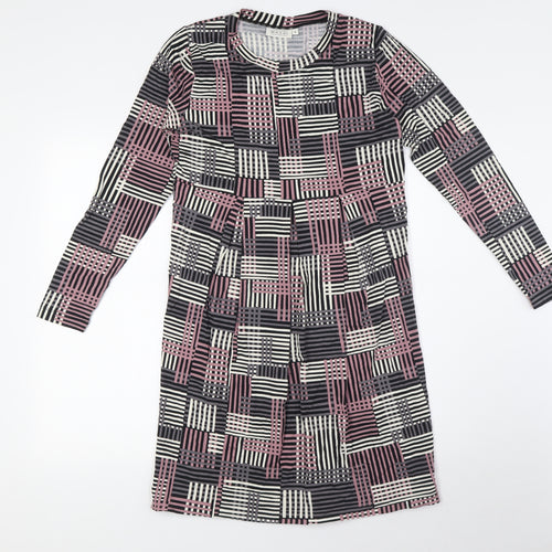 Masai Womens Multicoloured Polyester A-Line Size S Boat Neck