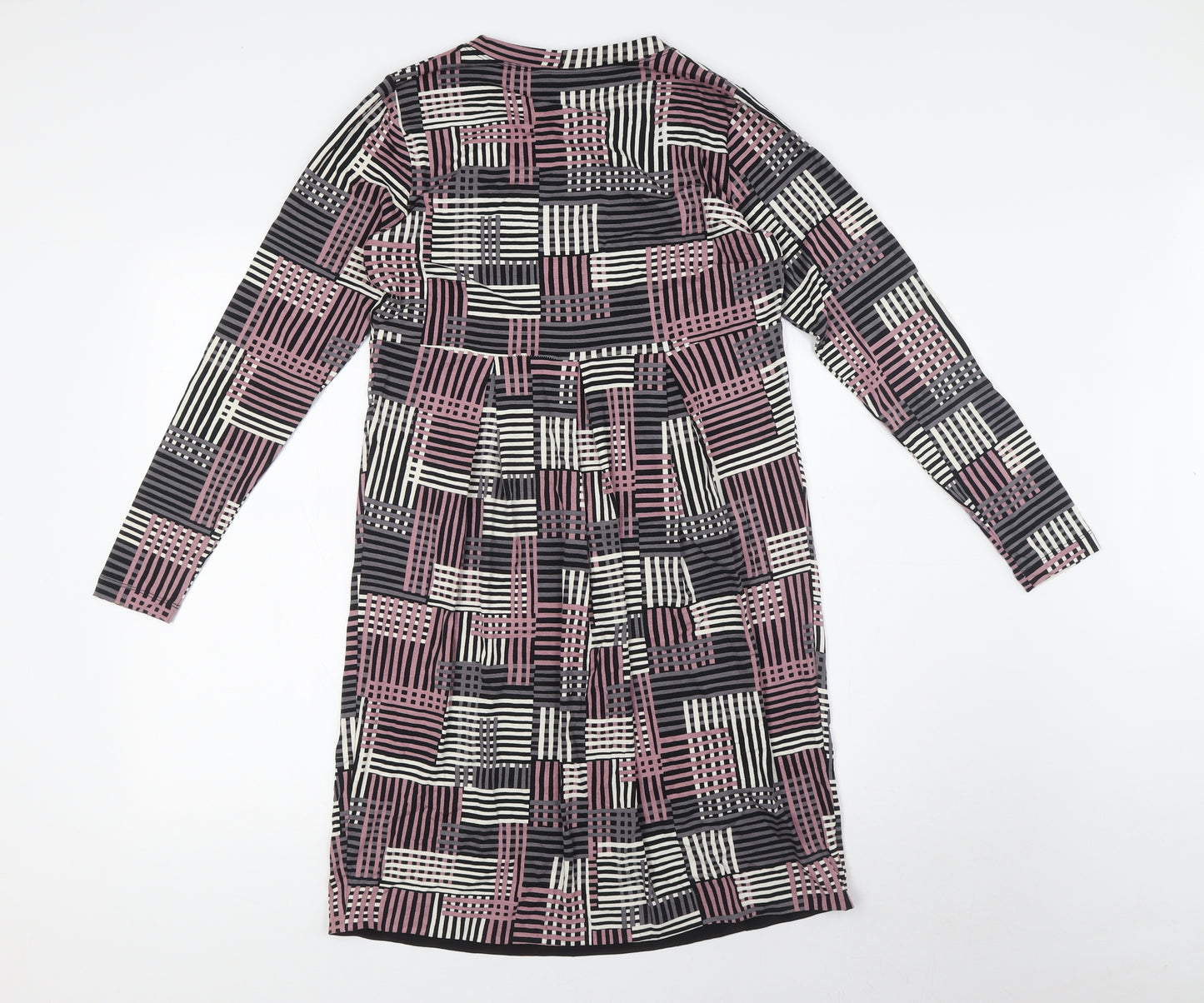 Masai Womens Multicoloured Polyester A-Line Size S Boat Neck