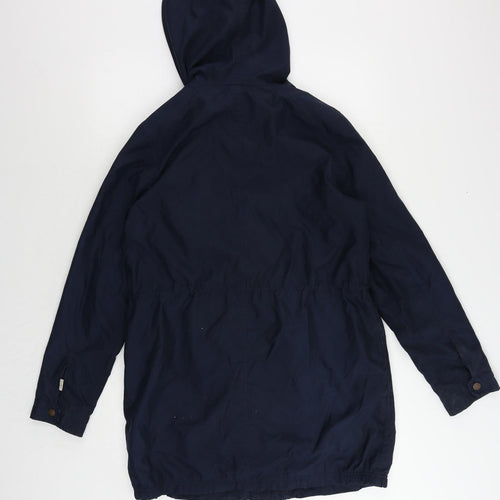 Timberland Womens Blue Jacket Size M Zip - Vintage Hooded