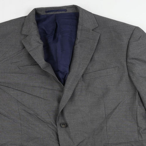 Marks and Spencer Mens Grey Wool Jacket Suit Jacket Size 41 Regular