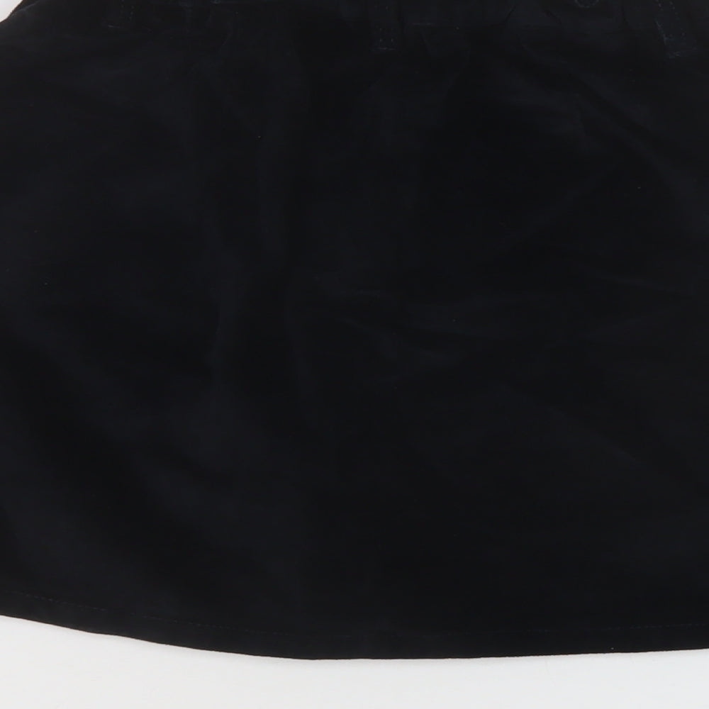 Matalan Girls Blue Cotton A-Line Skirt Size 11 Years Regular Button