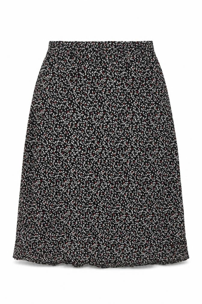 John Lewis Womens Multicoloured Geometric Viscose A-Line Skirt Size 12