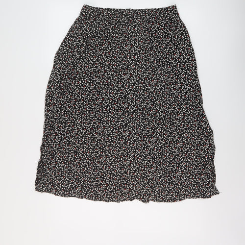 John Lewis Womens Multicoloured Geometric Viscose A-Line Skirt Size 12
