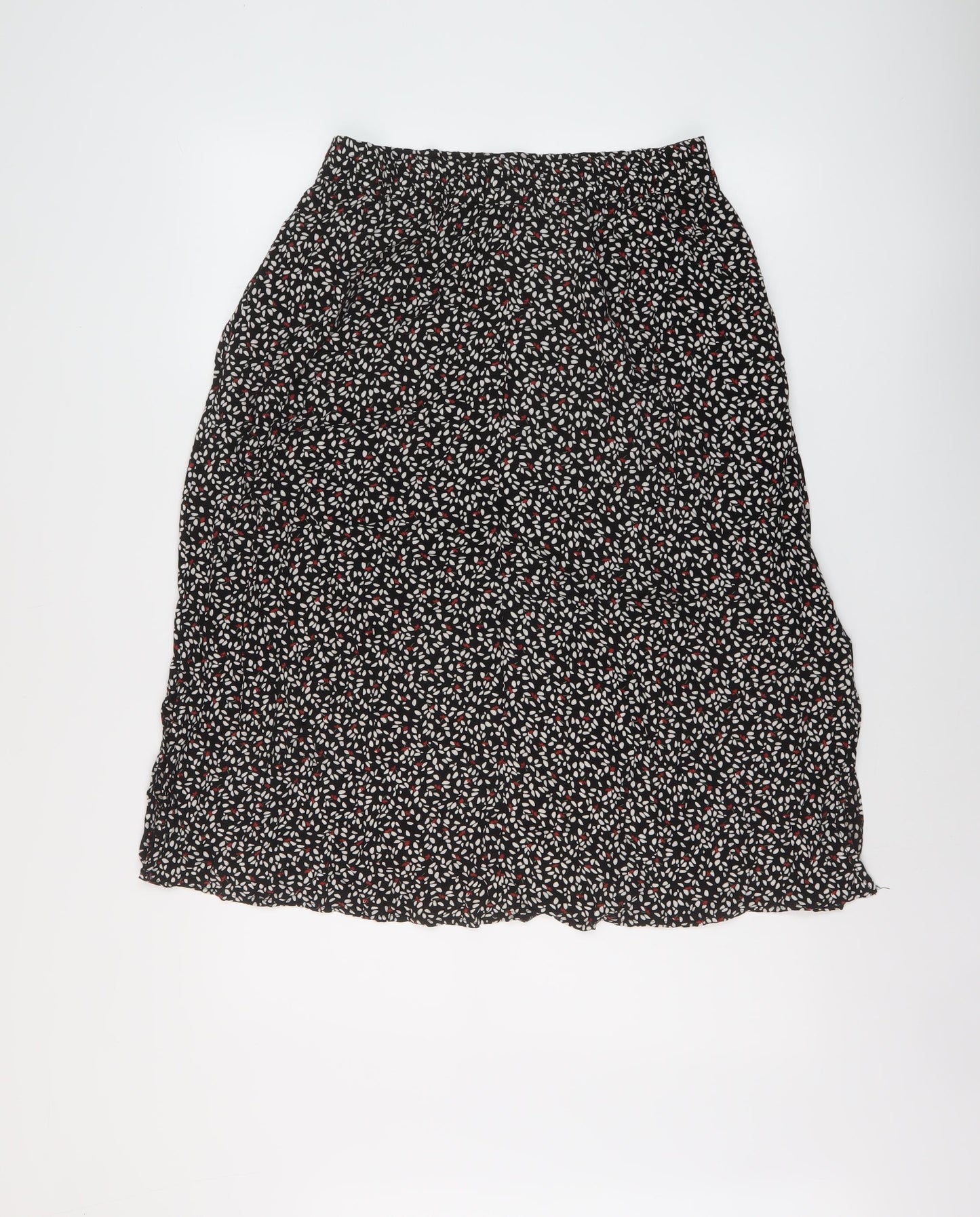 John Lewis Womens Multicoloured Geometric Viscose A-Line Skirt Size 12