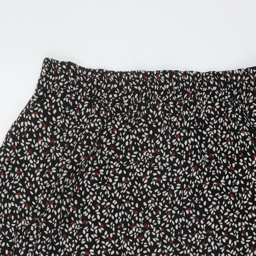 John Lewis Womens Multicoloured Geometric Viscose A-Line Skirt Size 12