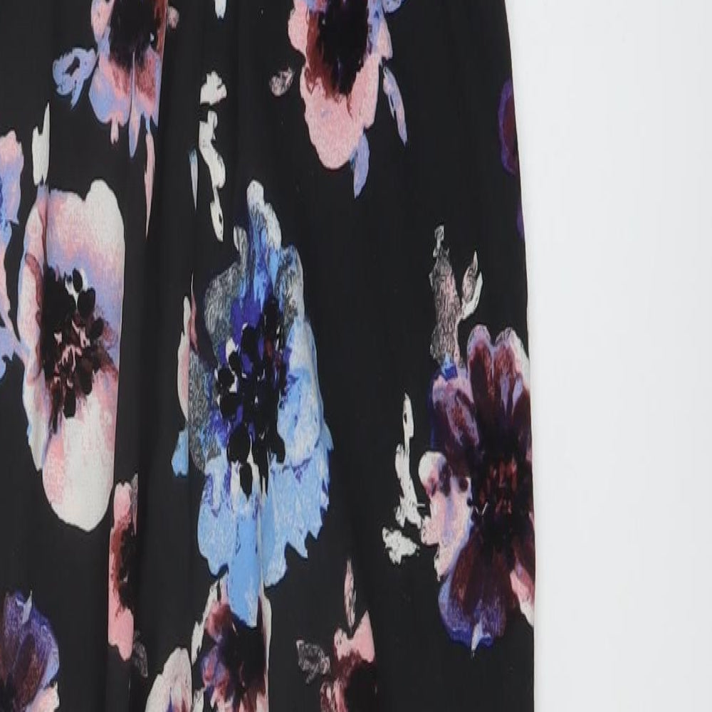 H&M, Girls Blue Floral Polyester Jumpsuit One-Piece Size 12-13 Years Pullover
