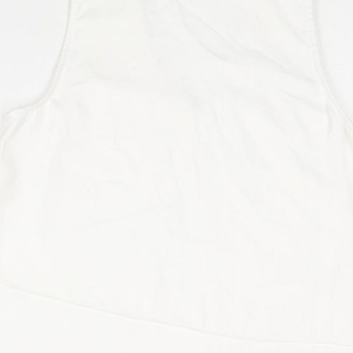 Vera Moda Womens White Polyester Camisole Blouse Size S V-Neck - Layered