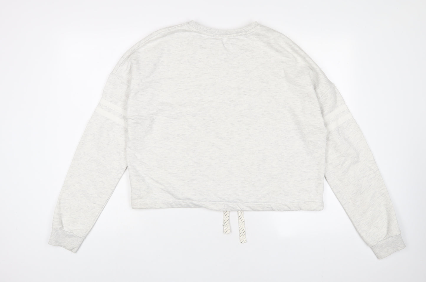 Marks and Spencer Girls Grey Cotton Pullover Sweatshirt Size 15-16 Years Pullover