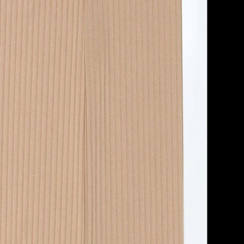 PRETTYLITTLETHING' Womens Beige Polyester Jumpsuit One-Piece Size 8 L30 in Pullover