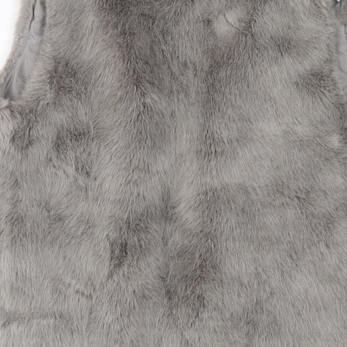 New Look Womens Grey Jacket Size 8 - Open