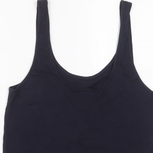 & Other Stories Womens Blue Cotton Basic T-Shirt Size XS Scoop Neck