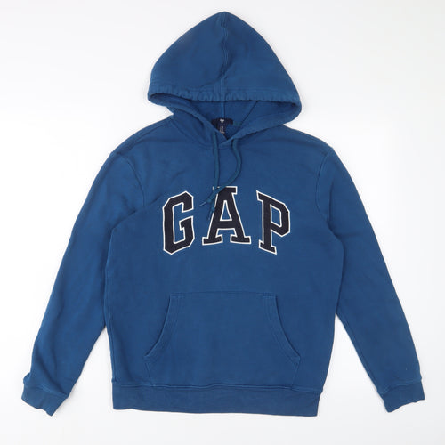 Gap Mens Blue Cotton Pullover Hoodie Size XS