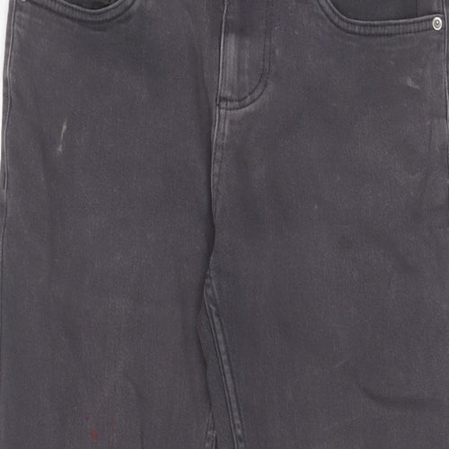 Denim & Co. Mens Grey Cotton Skinny Jeans Size 28 in L30 in Regular Zip