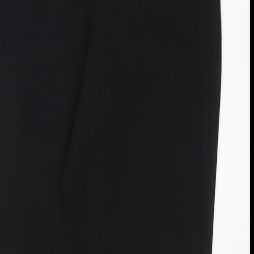 New Look Womens Black Polyester Trousers Size 6 L29 in Regular Hook & Eye