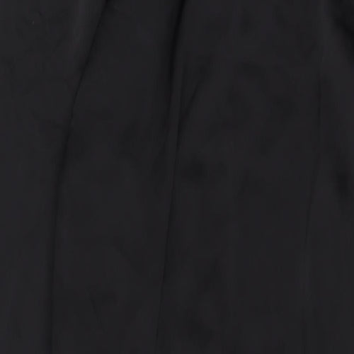 H&M Womens Black Polyester Sheath Size S V-Neck Pullover