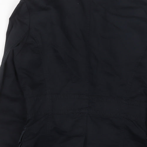 Mexx Womens Black Jacket Blazer Size 8 Button