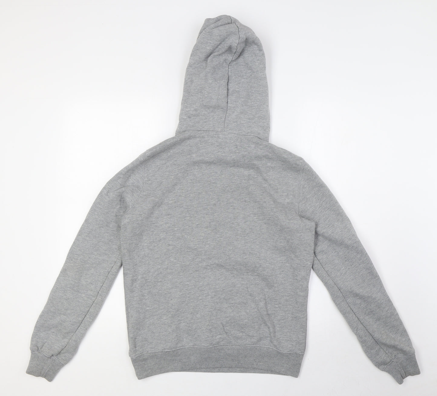 Jack Wills Womens Grey Cotton Pullover Hoodie Size 10