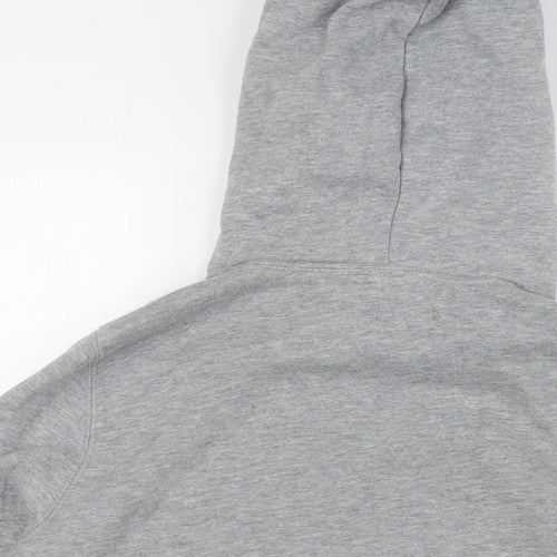 Jack Wills Womens Grey Cotton Pullover Hoodie Size 10