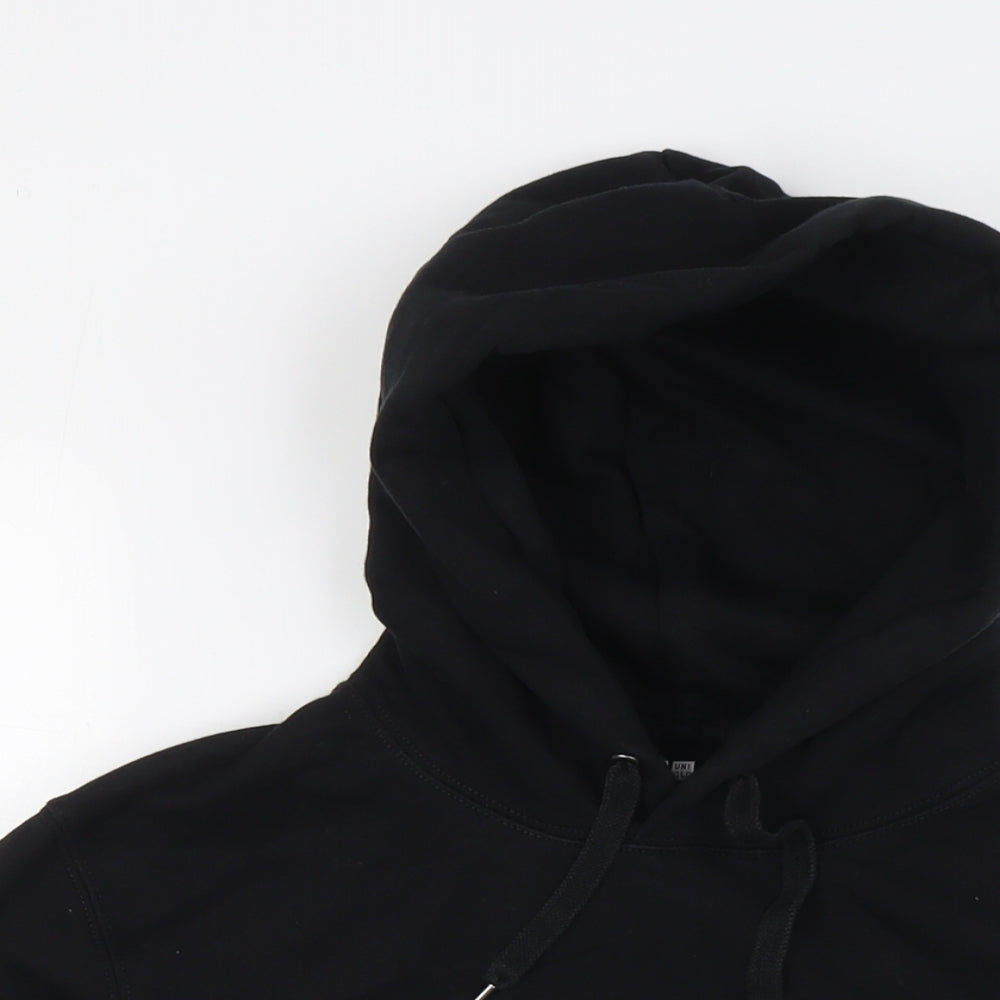 Uniqlo Womens Black Cotton Pullover Hoodie Size XS - Size XXS